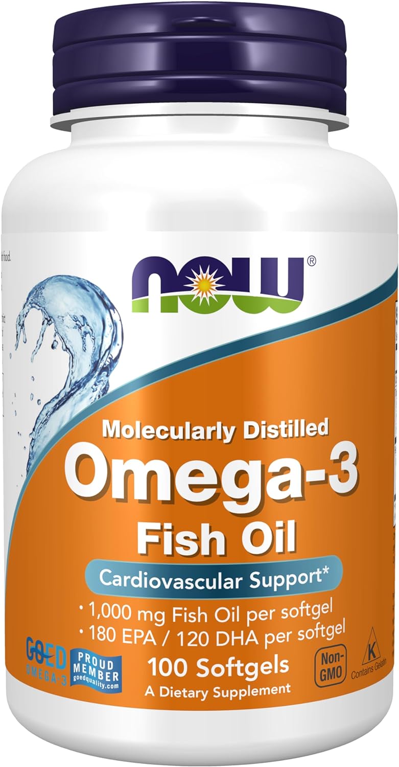 NOW Foods Omega-3 Fish oil 100 Softgels