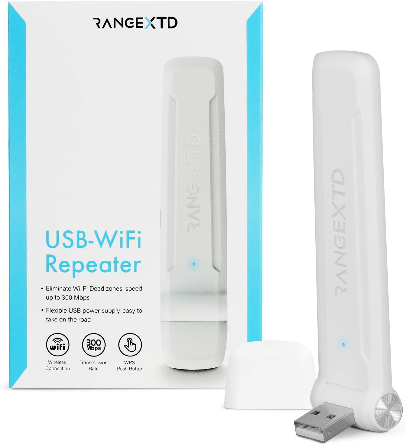 RANGEXTD USB WiFi Extender Antenna - USB WiFi Adapter for Desktop…