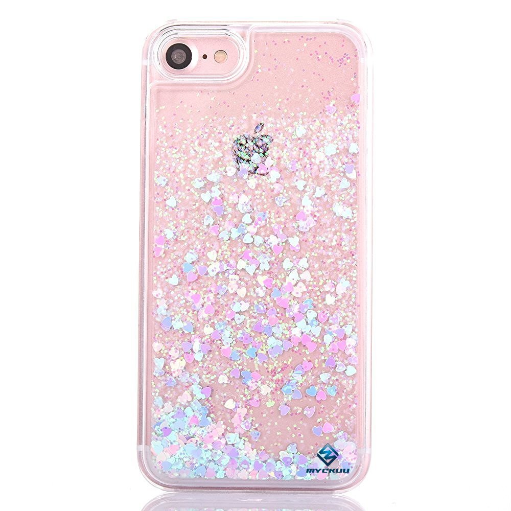 iPhone 6s case,iphone 6 case, Liujie Liquid, Cool Quicksand Moving Stars Bling Glitter Floating Dyna