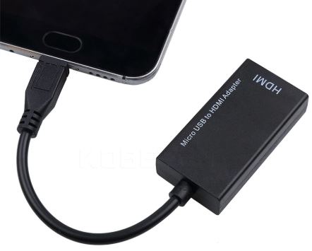 Micro-USB to HDMI Adapter for TV Monitor 1080P HD Audio