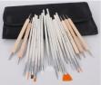 20pc Nail Art Design Painting Detailing Brushes Dotting Pen Tool Kit Set -15 Brush + 5 Dotting Pen