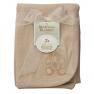 American Baby Company Embroidered Swaddle Blanket made with Organic Cotton, Mocha