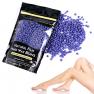 Body Hair Removal Hard Wax Beans Solid Depilatory Wax Natural Hot Film 8.8 oz/bag (Purple) Lavender …