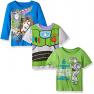 Disney Little Boys  Toddler Toy Story Buzz Lightyear 3 Pack T-Shirts, Blue, 3T