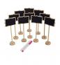 officematters Mini Chalkboard with Stand for Message Bo
