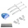 Teeth Whitening System Dental Gel Kit 44% Peroxide Bleaching Tooth Whitener (3) 3ml Gel Refills, Acc