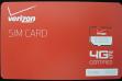 Verizon Wireless 4G LTE Certified MICRO SIM Card 3FF
