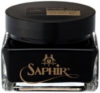 Saphir Pommadier Cream Shoe Polish - Black #01 Color Na