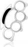 WithLoveSilver brass knuckles Sterling Silver 925 Charm