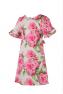 Emma Riley Girl's Fashion Rose Flowers Trumpet Sleeves Dresses for Party Wedding Birthday