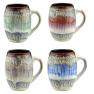 Mug Glazed Ceramic Coffee and Tea Cup with Handle - Gorgeous Artistic Unique Design Coffee Mugs 12 o