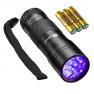 TaoTronics UV Flashlight Blacklight, 12 Ultraviolet Led Flashlight with Free AAA Duracell Batteries,…