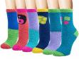 3 – 6 pares de calcetines de invierno para mujer, cálidos, esponjosos, suaves, para dormir en cas
