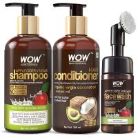 WOW Skin Science Apple Cider Vinegar Shampoo with WOW Skin Science Coconut & Avocado Hair Condit