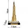 ZZKJXHJ Landmark Building Model Jewelry/Burj Khalifa Crystal Architectural Model/Tourist Souvenir De