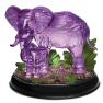 Blake Jensen Lighted Mother and Baby Elephant Figurine with Swarovski Crystals by The Hamilton Colle