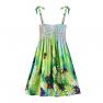 MULLSAN Little Big Girls' Long Dress or Bolero Casual Beach Dress Green 8-11 years