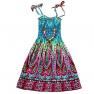 MULLSAN Little Big Girls' Long Dress or Bolero Casual Beach Dress Size 8-11