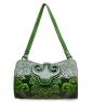 PIJUSHI Womens Crossbody Evening Bag Embossed Floral Party Purse Clutch Bags (22271, Green)