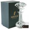 Matashi Sunflowers in vase Ornament Crafted with Stunning Clear Crystals, Comes in Luxury Packaging 