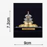 ZZKJXHJ Beijing Tiantan Crystal Architectural Model/Tourist Souvenir Decoration/Crafts Business Gift