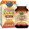 Garden of Life Raw D3 Supplement - Vitamin Code Whole Food Vitamin D3 5000 IU, Dairy and Gluten Free
