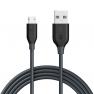 Anker Powerline Micro USB - Charging Cable, with Aramid Fiber and 5000+ Bend Lifespan for Samsung, N