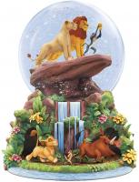 Disney Bradford Exchange Lion King Musical Glitter Globe - Simba Nala Rafiki