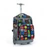 Tilami Rolling Backpack 18 inch Wheeled Laptop Backpack Waterproof School College Student Travel Tri