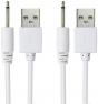 USB to DC 2.5mm Charging Cable, Wand Massager Charger Cord for Rechargeable Wand Massager(White)