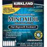 Kirkland Signature Minoxidil 5% percentage extra strength Hair loss hair Regrowth for men six month 