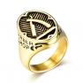 SAINTHERO Men Punk Barber Shaver Rings for Male Stainle