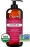 USDA Organic Jojoba Oil 16 oz with Pump, 100% Pure | Bulk, Natural Cold Pressed Unrefined Hexane Fre