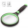 Dicfeos Shatterproof 3.5X Magnifying Glass for Reading and Hobbies, 75mm Non-Scratch Glass Lens, Thi