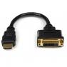 STARTECH.COM HDDVIMF8IN 8IN HDMI TO DVI DONGLE ADAPTER