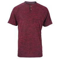 Facitisu Men's Henley Shirts Slim Fit Short Sleeve Performance Buttons Placket Casual Summer T Shirt