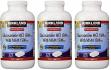 Kirkland Signature Extra Strength Glucosamine HCI 1500mg with MSM 1500 mg, 3 Pack (375 Count)