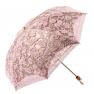 PANYUSAN Sun Umbrella Two Folding Travel Double Lace Embroidery Sunblock UV Protection Black Undersi