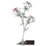 Matashi Everlasting Rose Flower Tabletop Ornament Metal Decorative Home Décor, Gift for Christmas, 