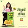 JK Indian Poha (Flattened Rice, Rice Flakes, Beaten Rice, Pressed Rice, Chirwa, Chida) 26.45 Oz / 75
