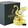 Matashi 24K Gold Plated Music Box with Crystal Stu…