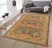 Allen Home Wool Rug 2.5'X9' Mariya Green Tufted William Morris Art and Crafts Persian Traditional Wo