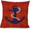 Linara Boutique Premium Quality Decor Square Throw Pillow Cushion Cover SHAM Pillowcase Nautical Ser
