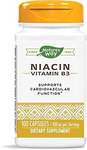 Nature's Way Nature's Way Niacin Vitaminb3 100mg, 100 Count