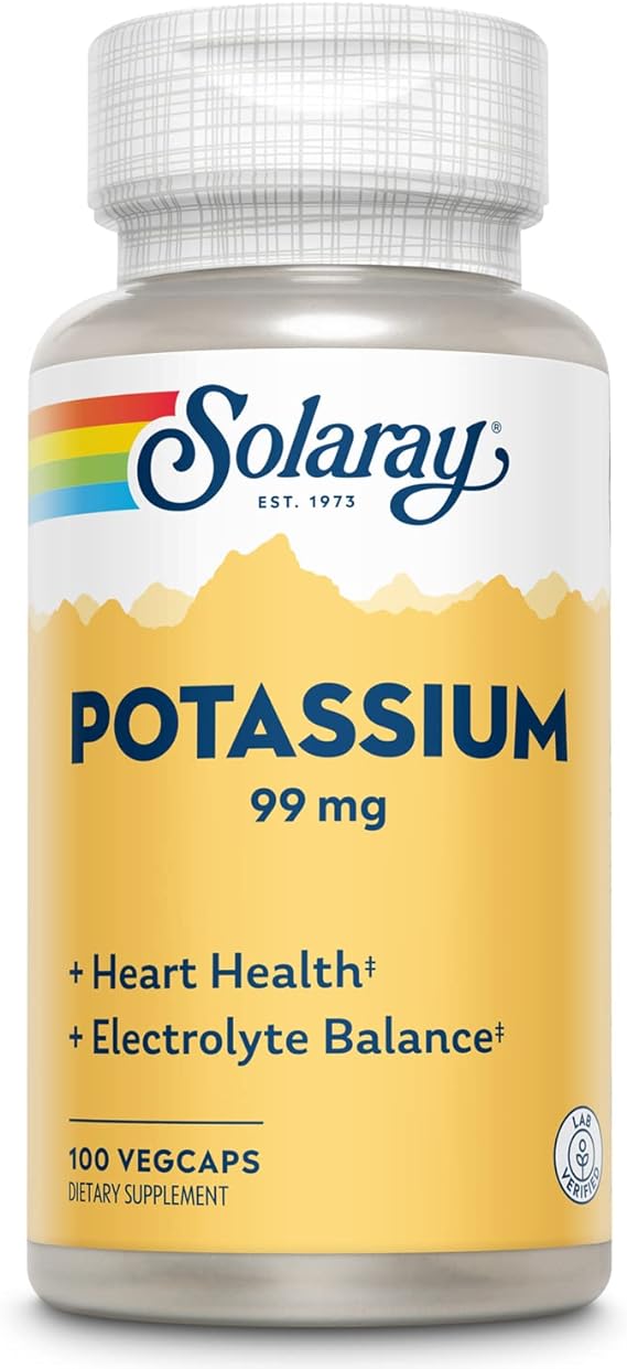 Solaray Potassium 99 mg, Fluid and Elect…