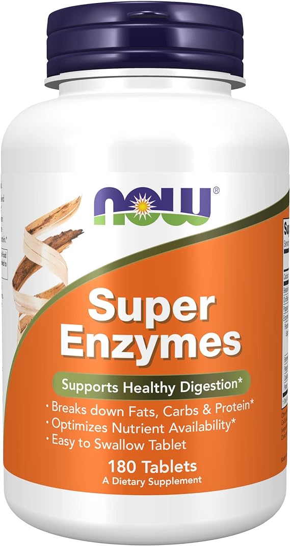 NOW Supplements, Super Enzymes, Formulated with Bromela