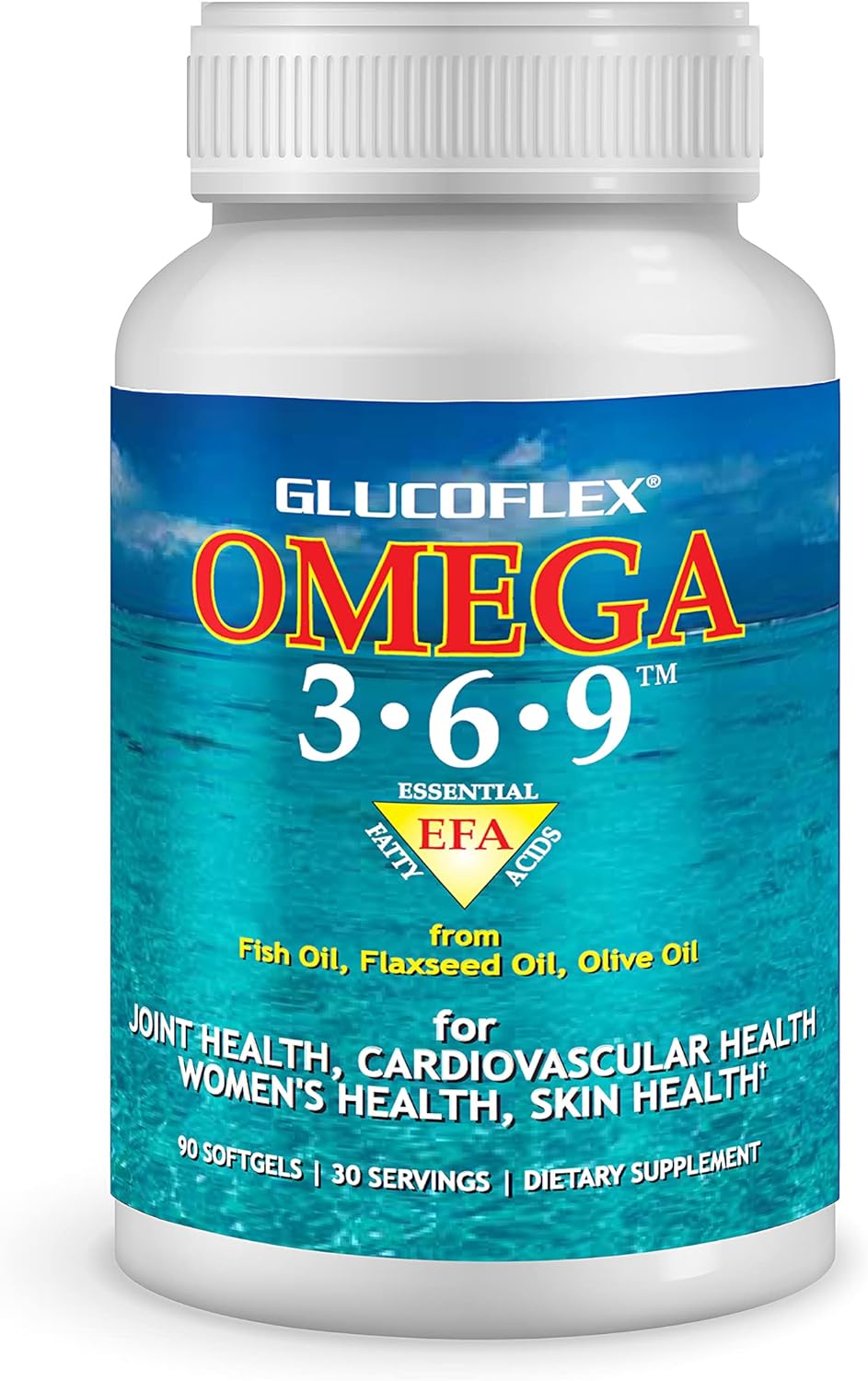 vGlucoflex Omega 3-6-9, Omegas from EPA/…