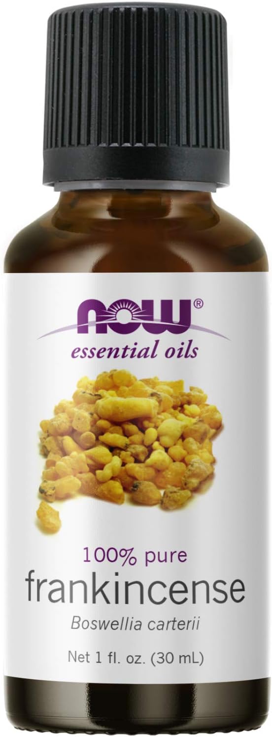 NOW Essential Oils, Frankincense Oil, Centering Aromatherapy Scent, Steam Distilled, 100% Pure, Vega