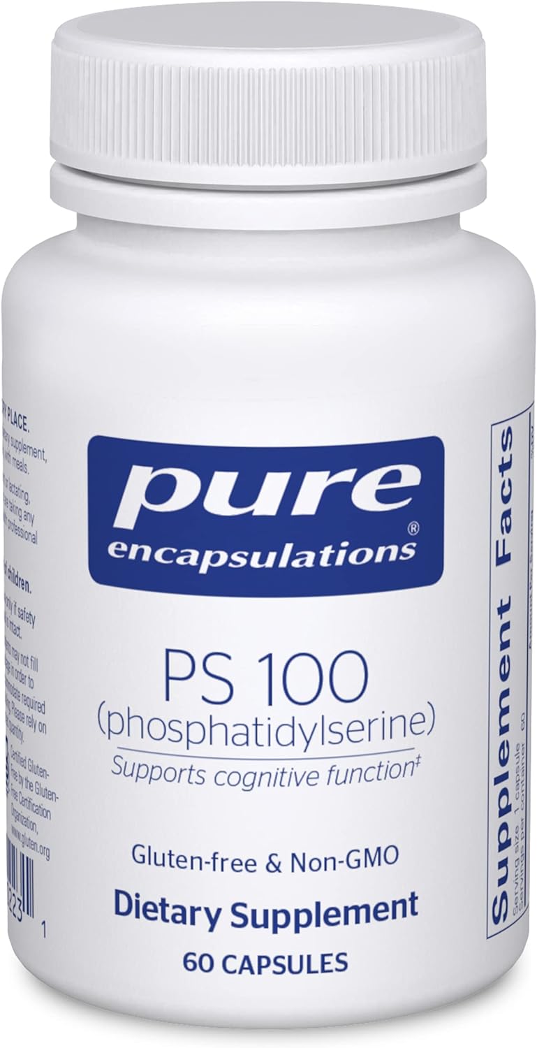 Pure Encapsulations PS 100 | Phosphatidylserine Amino Acid Supplement for Brain and Memory* | 60 Cap