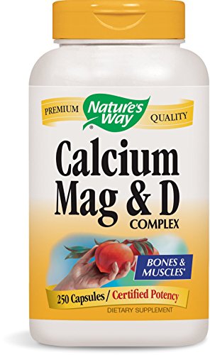 Nature s Way Calcium, Magnesium and Vitamin D, 250 Capsules